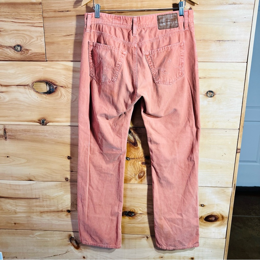 Ag Adriano Goldschmied Men’s 32 (33x31) Coral Corduroy Pants Boho Comfy *Flaws